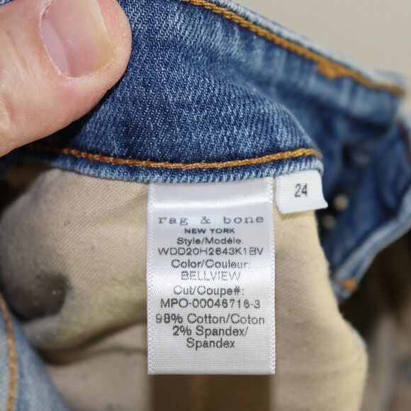 Rag & Bone Dre Low Rise Slim Boyfriend size 24 - Picture 9 of 9